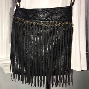 🦉Sonoma Black Fringe Purse
